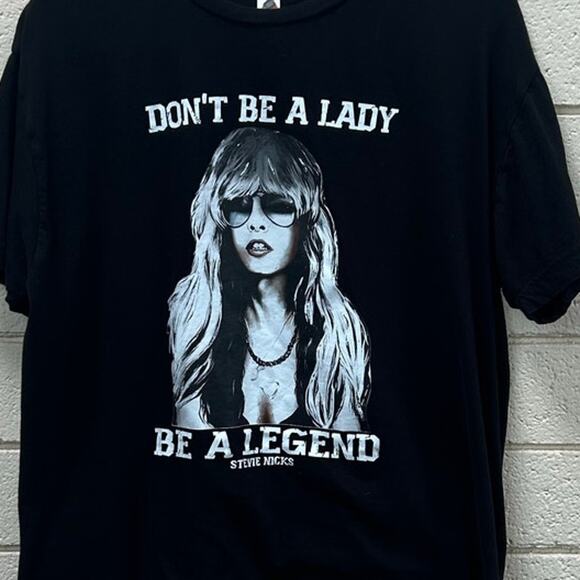 Stevie Nicks Be a Legend Black Band Tee size L - Picture 4 of 8